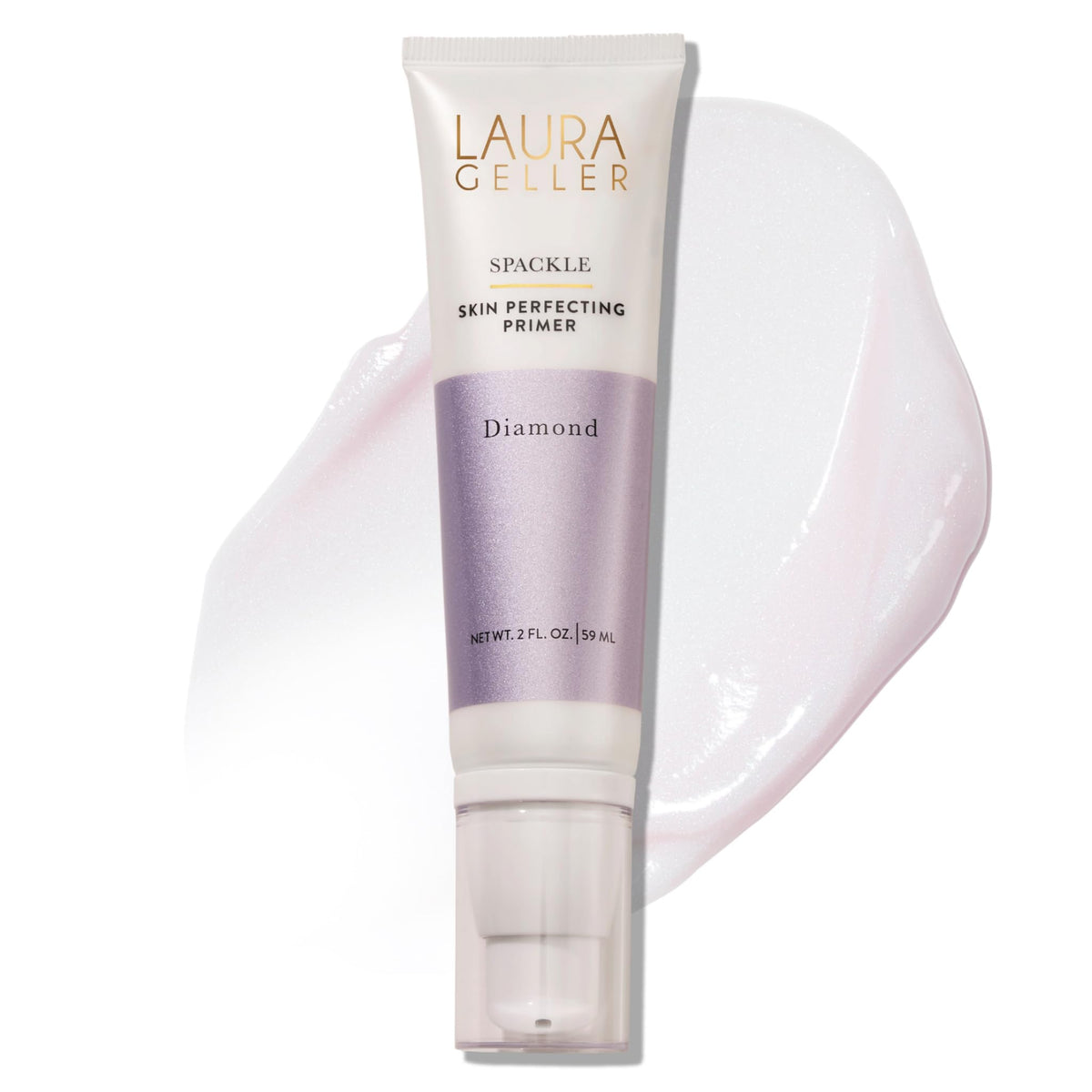 LAURA GELLER NEW YORK Spackle (Diamond) Lightweight Makeup Primer - Skin Perfecting Face Primer with Hyaluronic Acid for Long-Lasting Hydration - 59ml