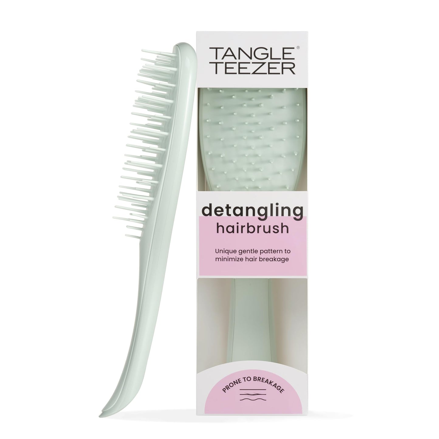 Tangle Teezer Extra Gentle Ultimate Detangler Hairbrush for Wet & Dry Hair - With Unique Wide-Spaced Teeth for Gentle & Effective Detangling - For