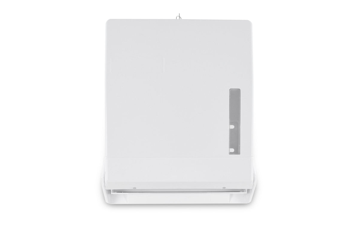 Funny Paper Towel Dispenser for approx. 600 ZZ/C-Fold sheets, lockable, plastic, white