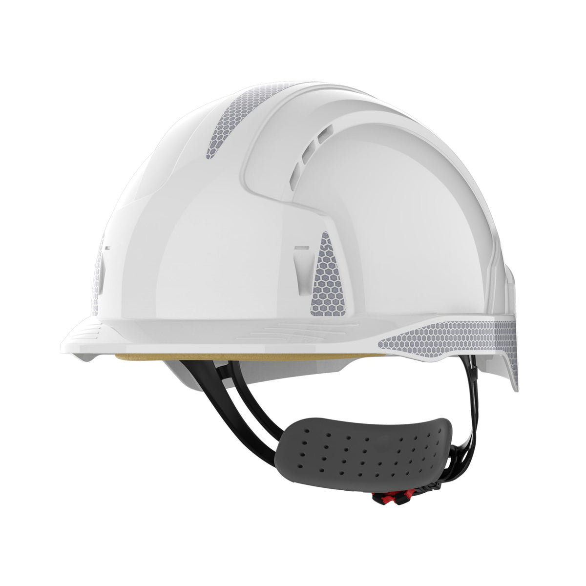 JSP - EVOLite Lightweight ABS Safety Helmet CR2 Wheel Ratchet, Vented, White, (AJB170-400-100)