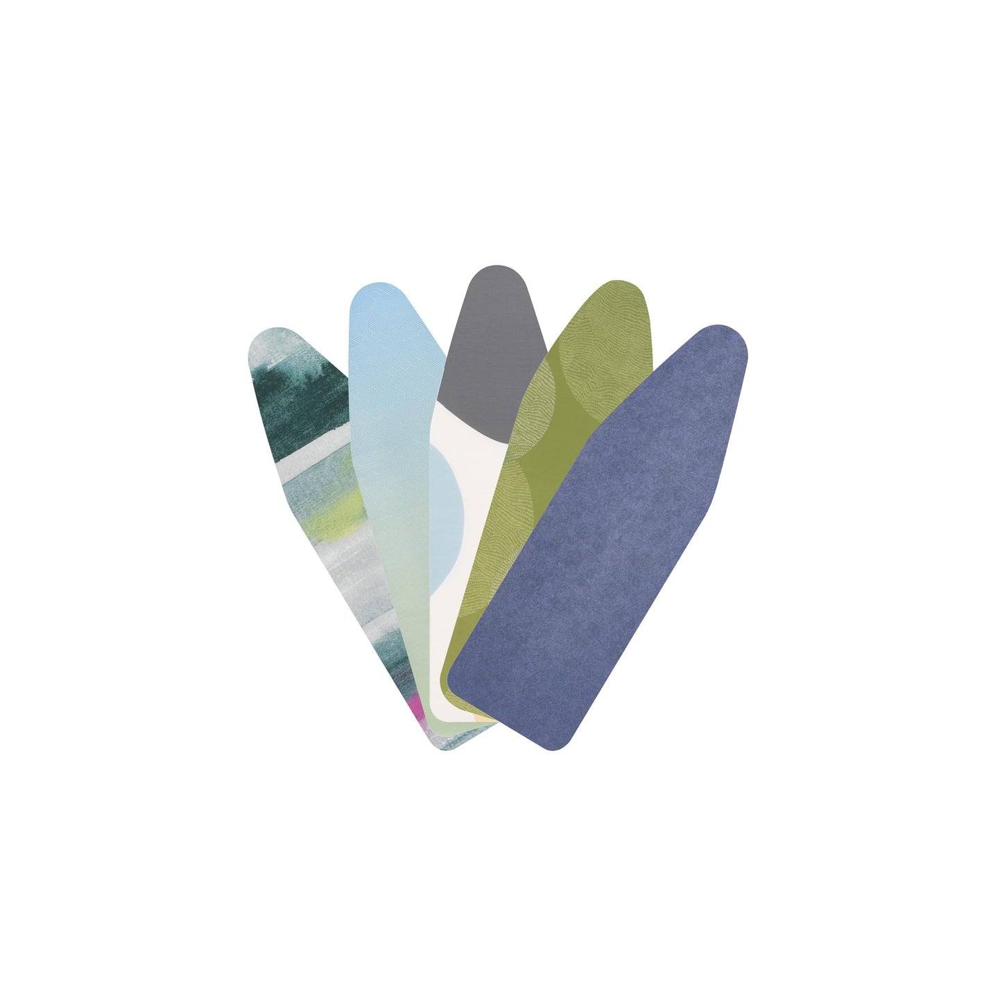 Brabantia Ironing Board Cover C 124x45 cm ? Colourful | 1x Random 100% Cotton Top Layer with 8mm Foam Padding for Size C Ironing Boards | Durable,