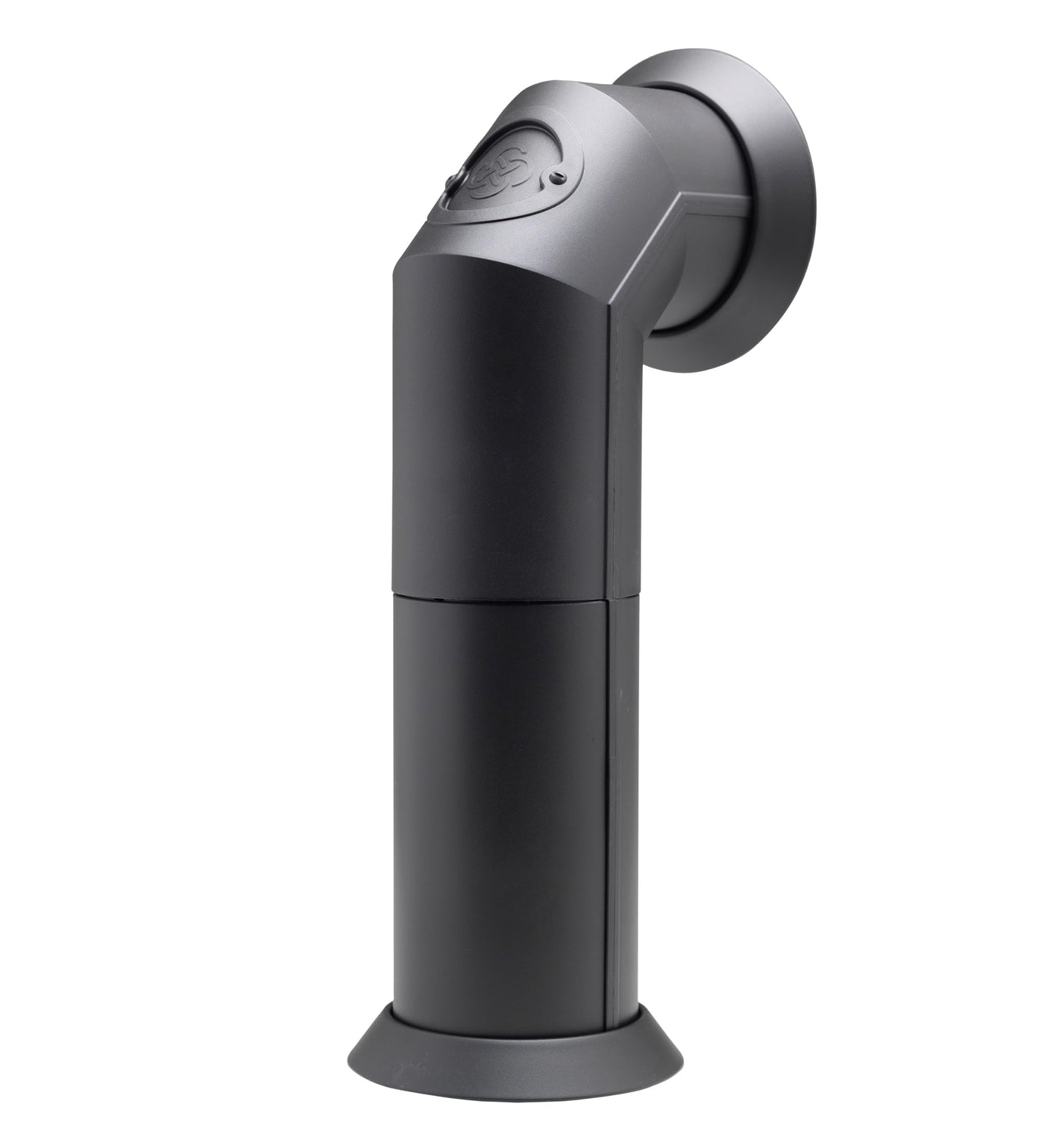 Dimplex Stove Pipe, Matt Black Plastic Flue Pipe Accessory for Electric Stoves and Freestanding Fires, Angled with 2 Size Options