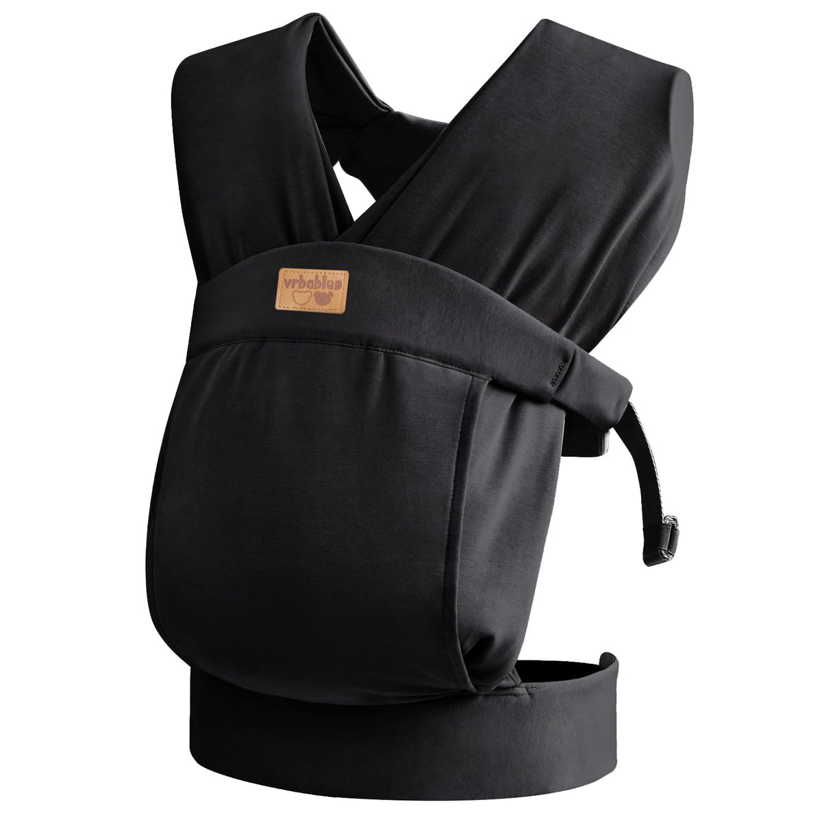 vrbabies Baby Wraps Carrier Sling,Baby Carrier for Newborns and Toddlers,Skin-Friendly and Soft Front Baby Carrier Wrap Perfect Baby Gifts(Black)