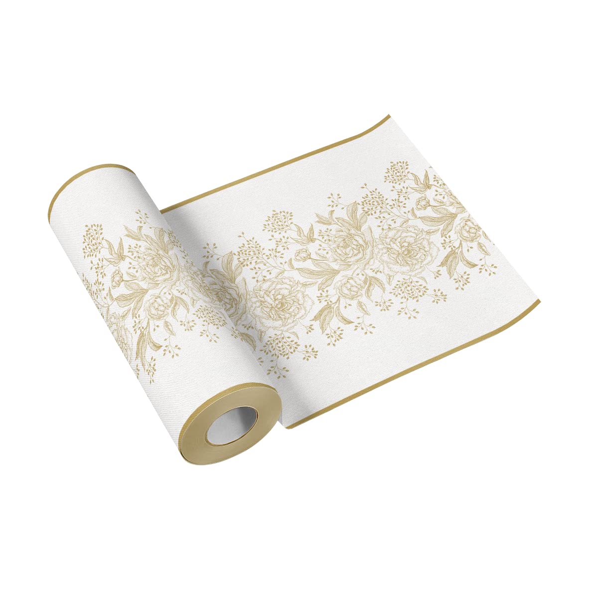PAW - Tablerunner made of airlaid (40 cm x 24 m) I Tabledecoration for communion, confirmation, wedding, birthday, garden party, baptism I Tabletape -