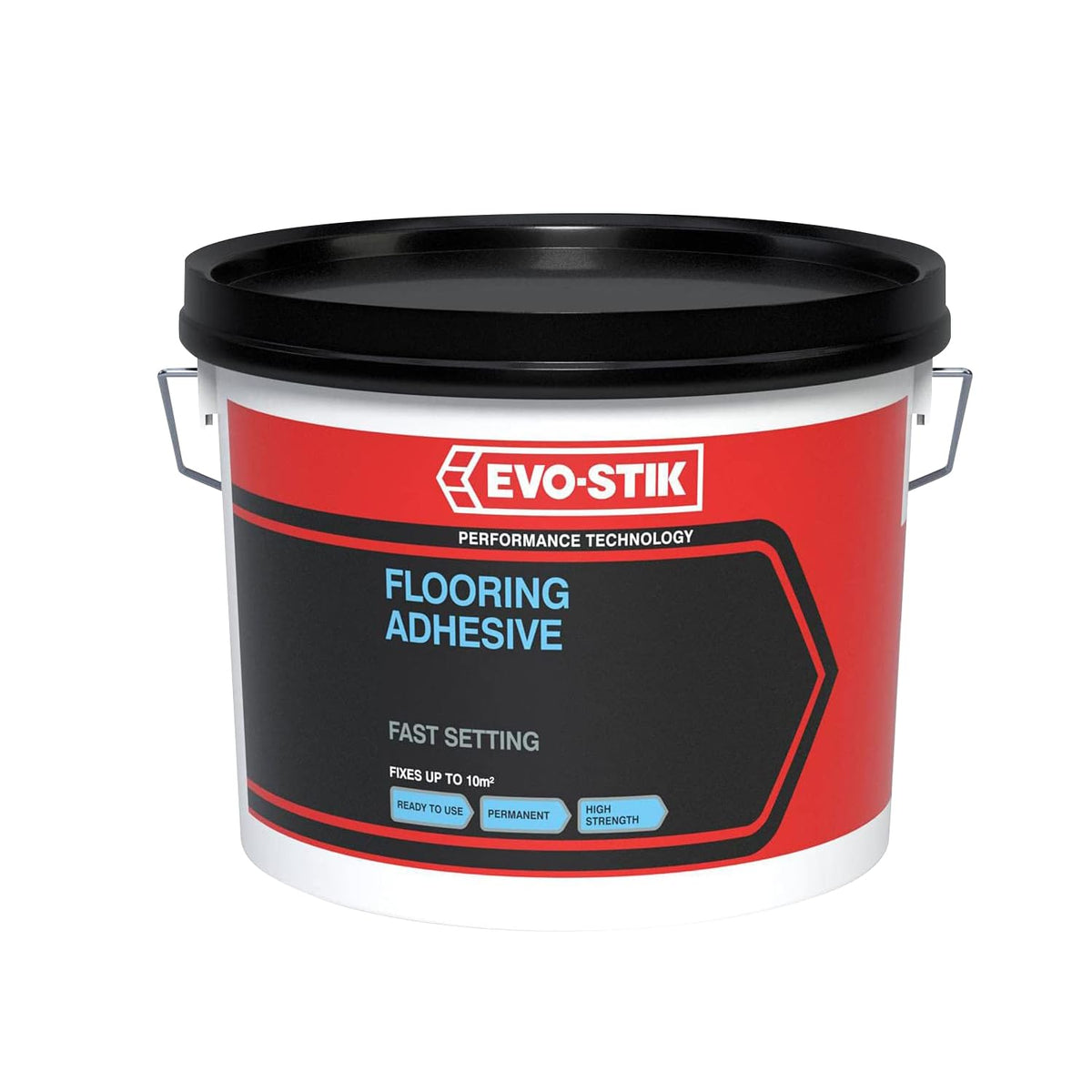 EVO-STIK Flooring Adhesive 2.5L - High Strength - Water Based - Rubber/Resin Glue for PVC - Cork - Linoleum - Carpet & More - Solvent-Free - Indoor