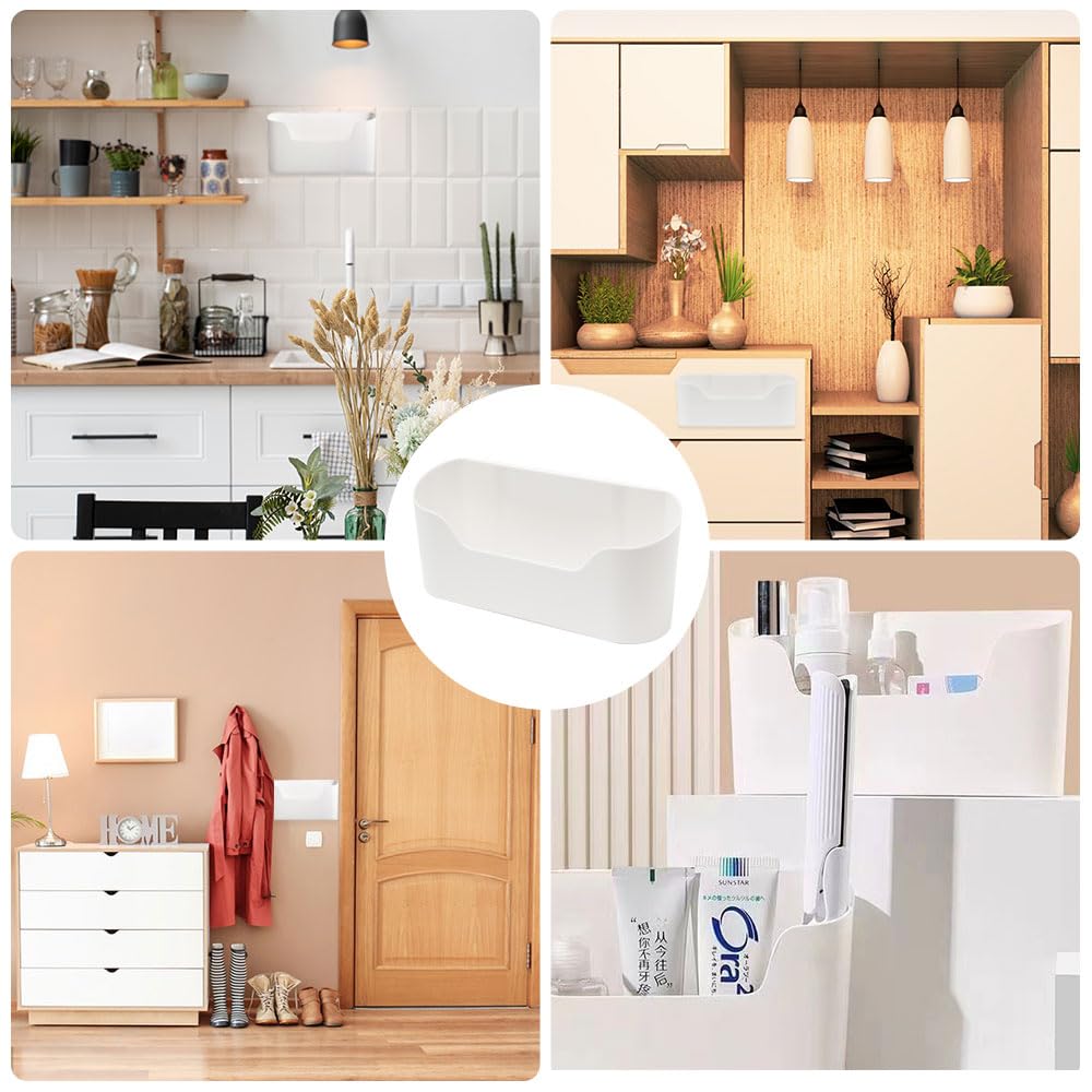 3 Kitchen Cupboard Door Storage Boxes, Self-adhesive Cabinet Door Organiser