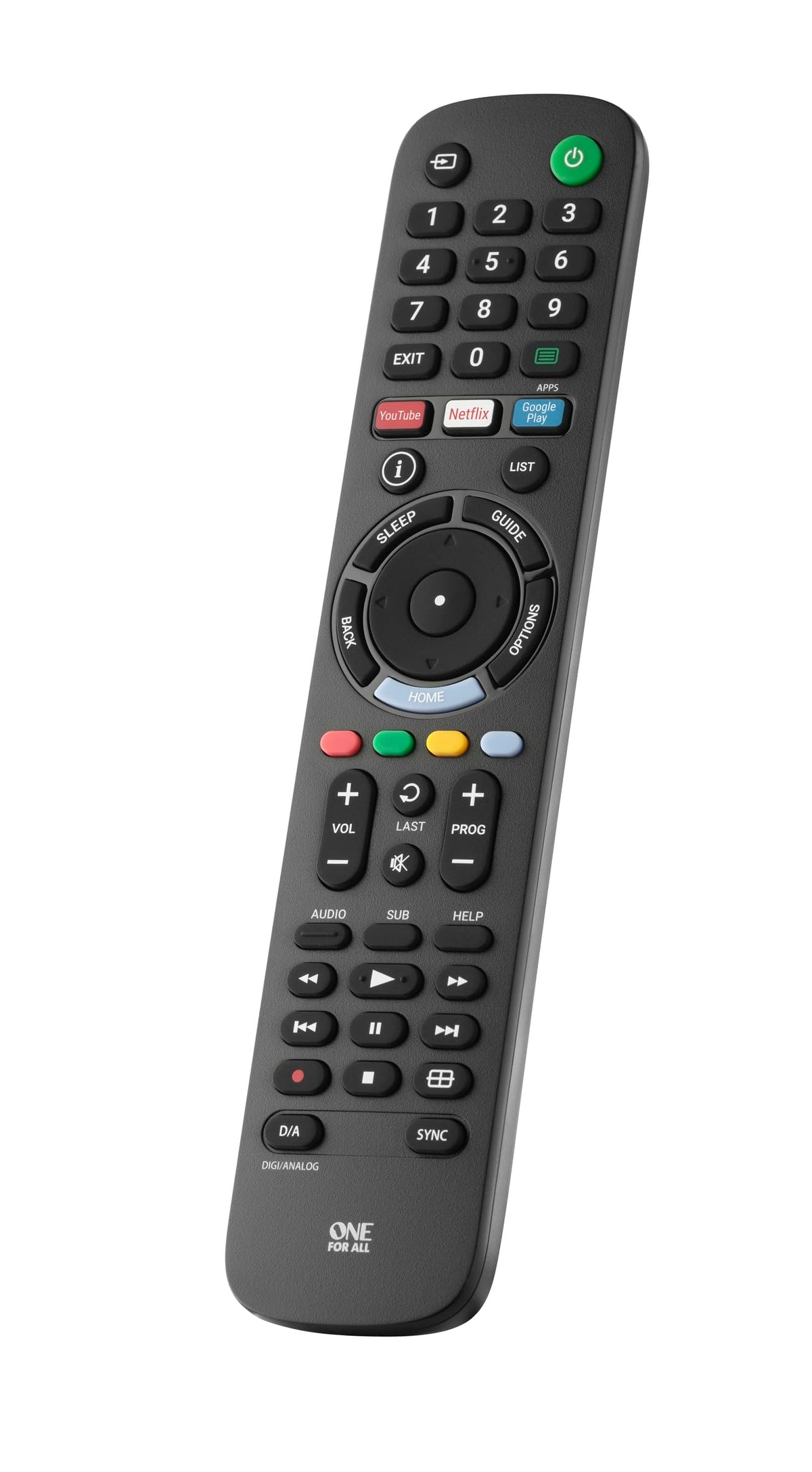 One For All Sony TV Replacement remote ? Works with ALL Sony TVs ? Learning feature -URC4912