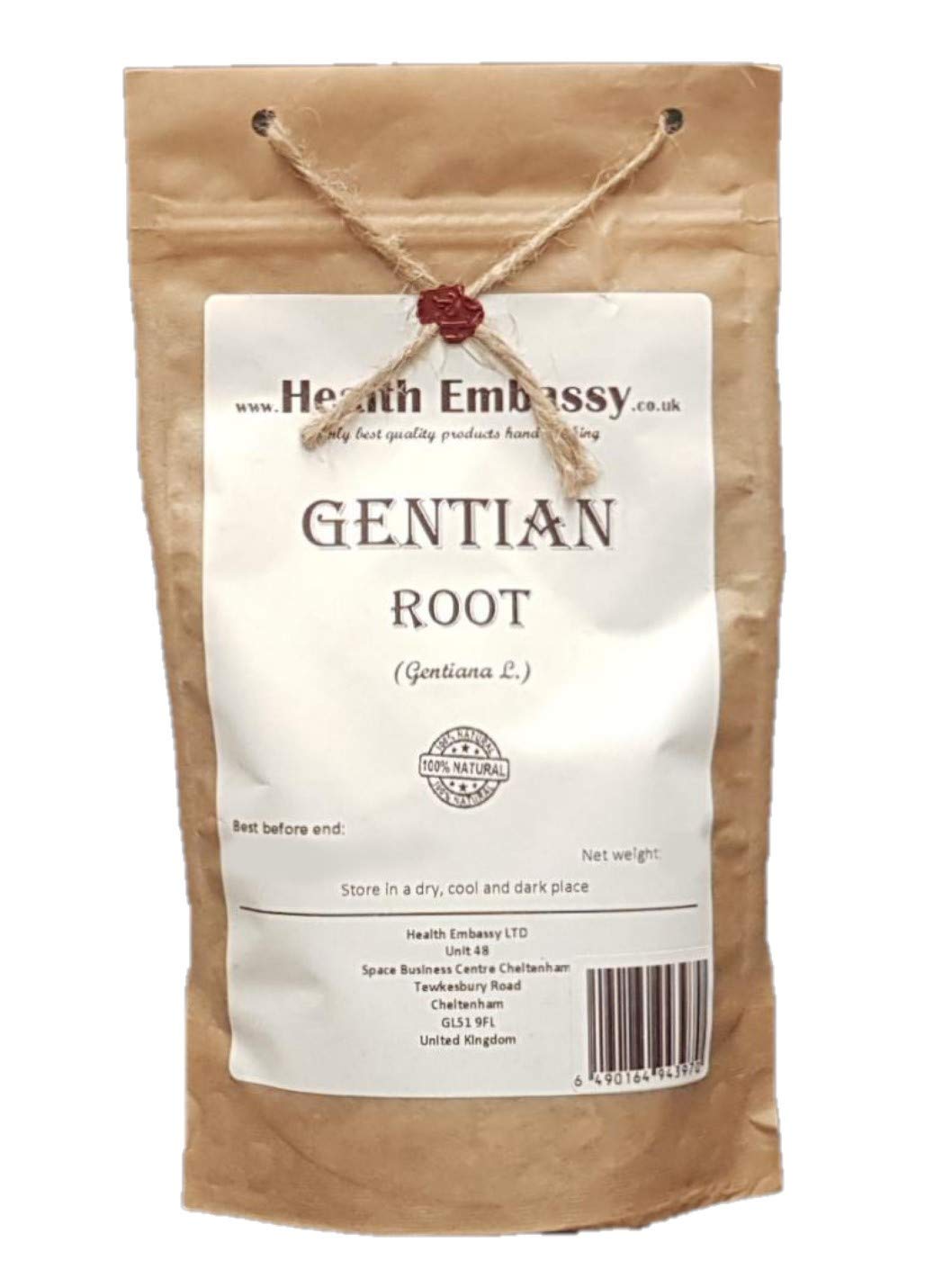 Health Embassy Gentian Root | Gentiana L | 100g