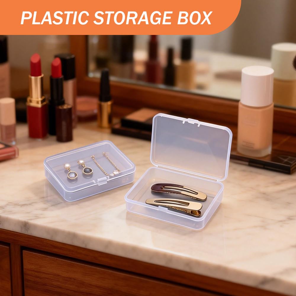 XINGSUI 32 Pcs Plastic Storage Box with Lid, Storage Boxes, for home,office