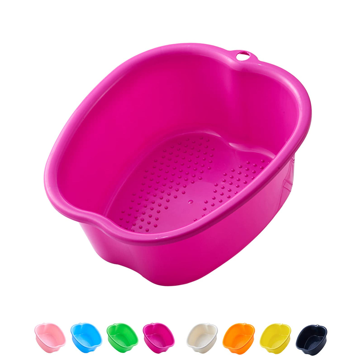 AXLOFO? Large Spa Foot Bath Bowl, Sturdy Plastic Foot Soak Bowl, Massage Foot Pedicure Bowl, Detox, feet soak, Extra FootBath foot basin For Soaked to