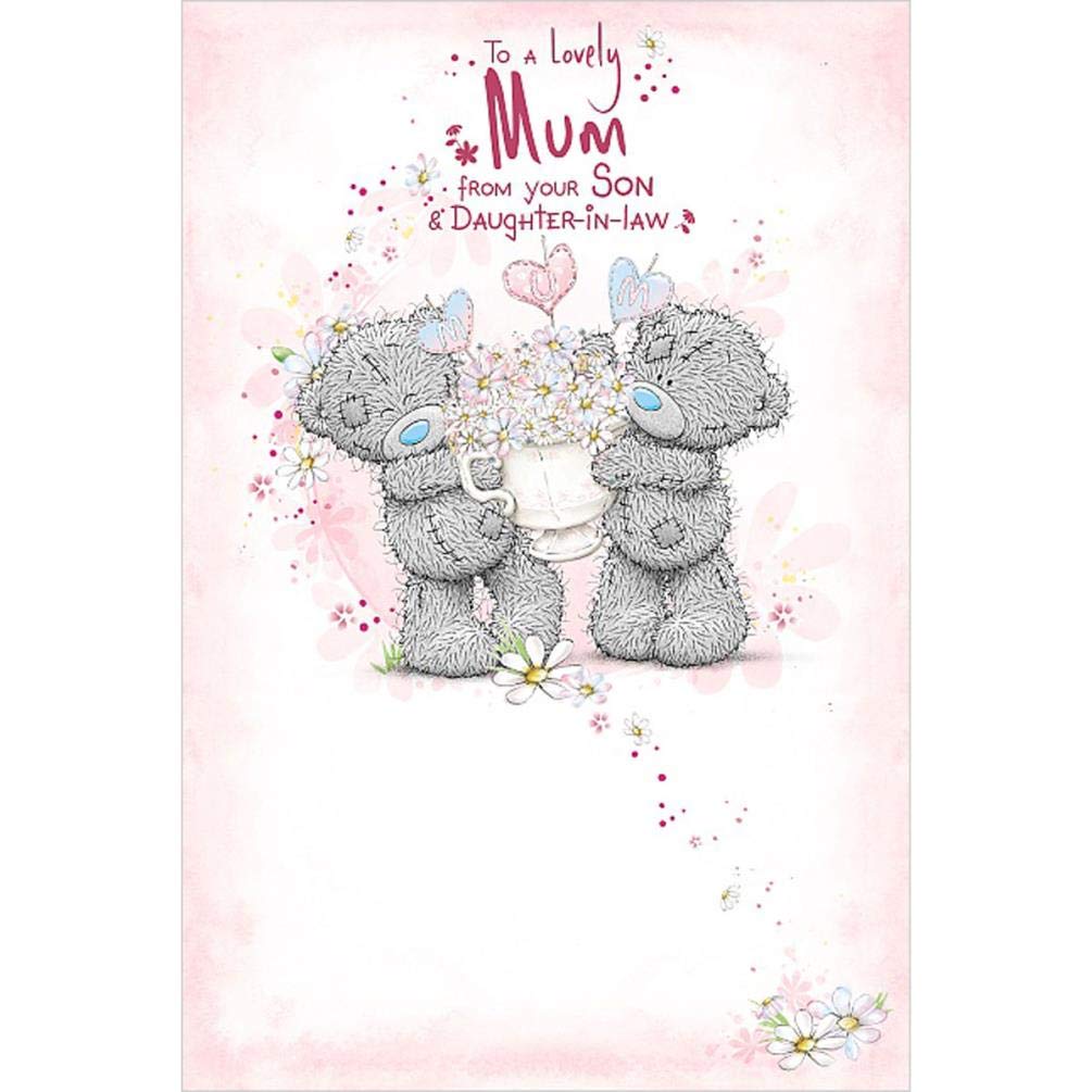 Me To You Bear Mum Form Son & Daughter In Law Mother's Day Card
