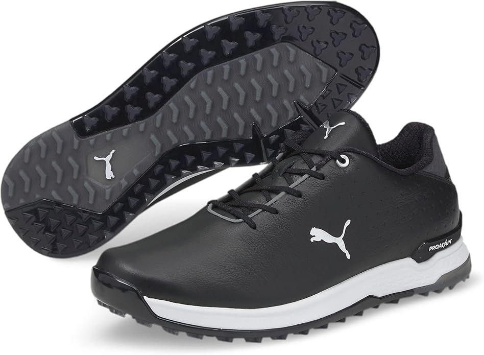 PUMA Mens PROADAPT ALPHACAT Leather Golf Shoes Size UK10, Used very good