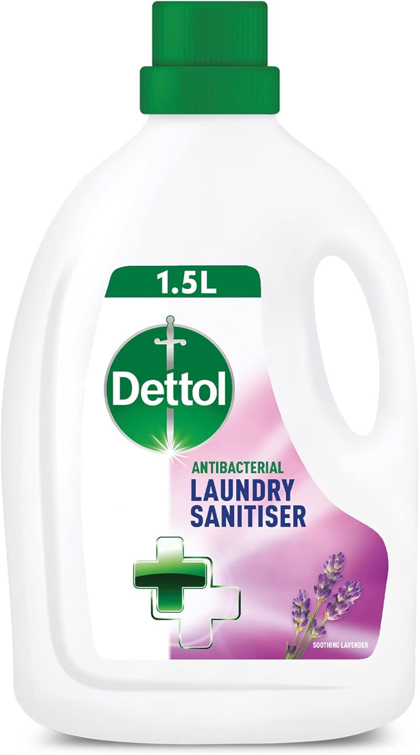 Dettol Antibacterial Laundry Cleanser, Lavender, 1.5 Litre, New