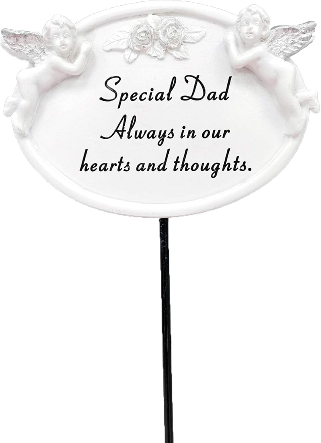 David Fischhoff Special Dad Graveside Oval Memorial Plaque on a Stick
