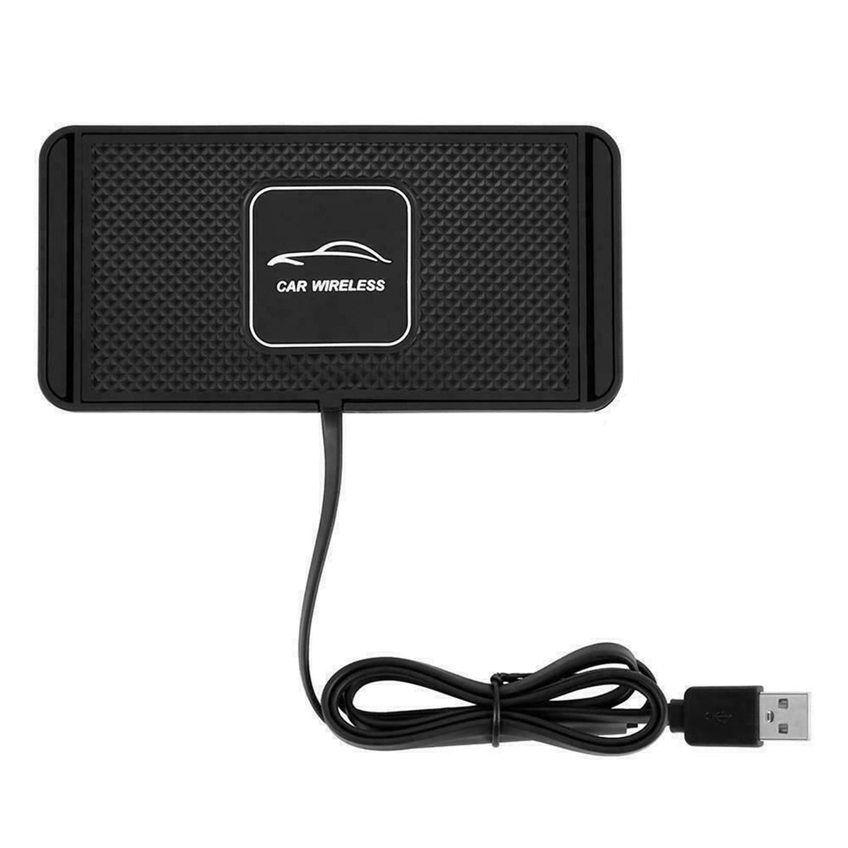 TKSE Fast Charging Mat, Cell Phone Wireless Chargers,Car QI Wireless Fast Charging Charger Mat,Non-Slip Pad Phone Holder Stand Dock for Sam-sung