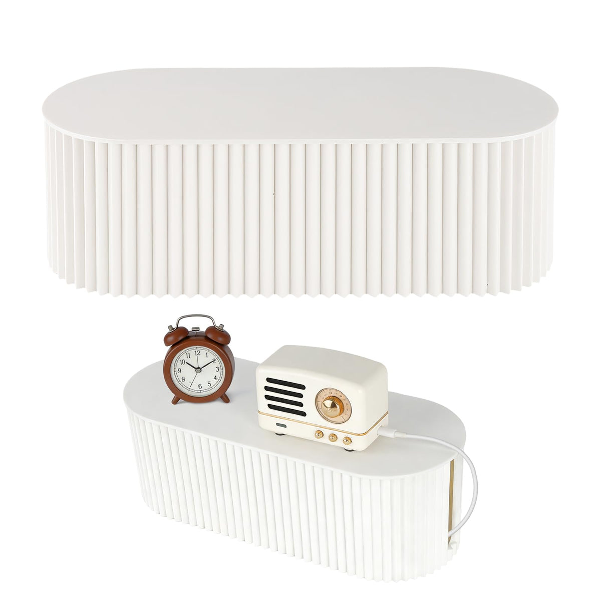 Cable Tidy Box - Nordic Style Cable Storage Box, Plug Router Wire Tidy? Case Organizer Power Strips Wires, Board Bracket Cable Management Cord