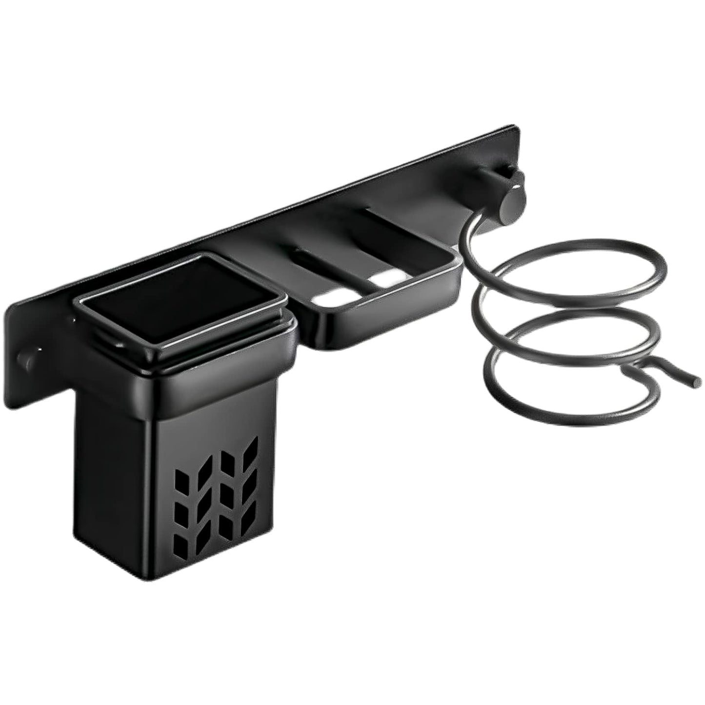 AONEDAY Hair Dryer Holder Hair Straightener Holder Hairdryer Holder Wall Mounted with Holes Rack for Bathroom Bedroom Hair Salons
