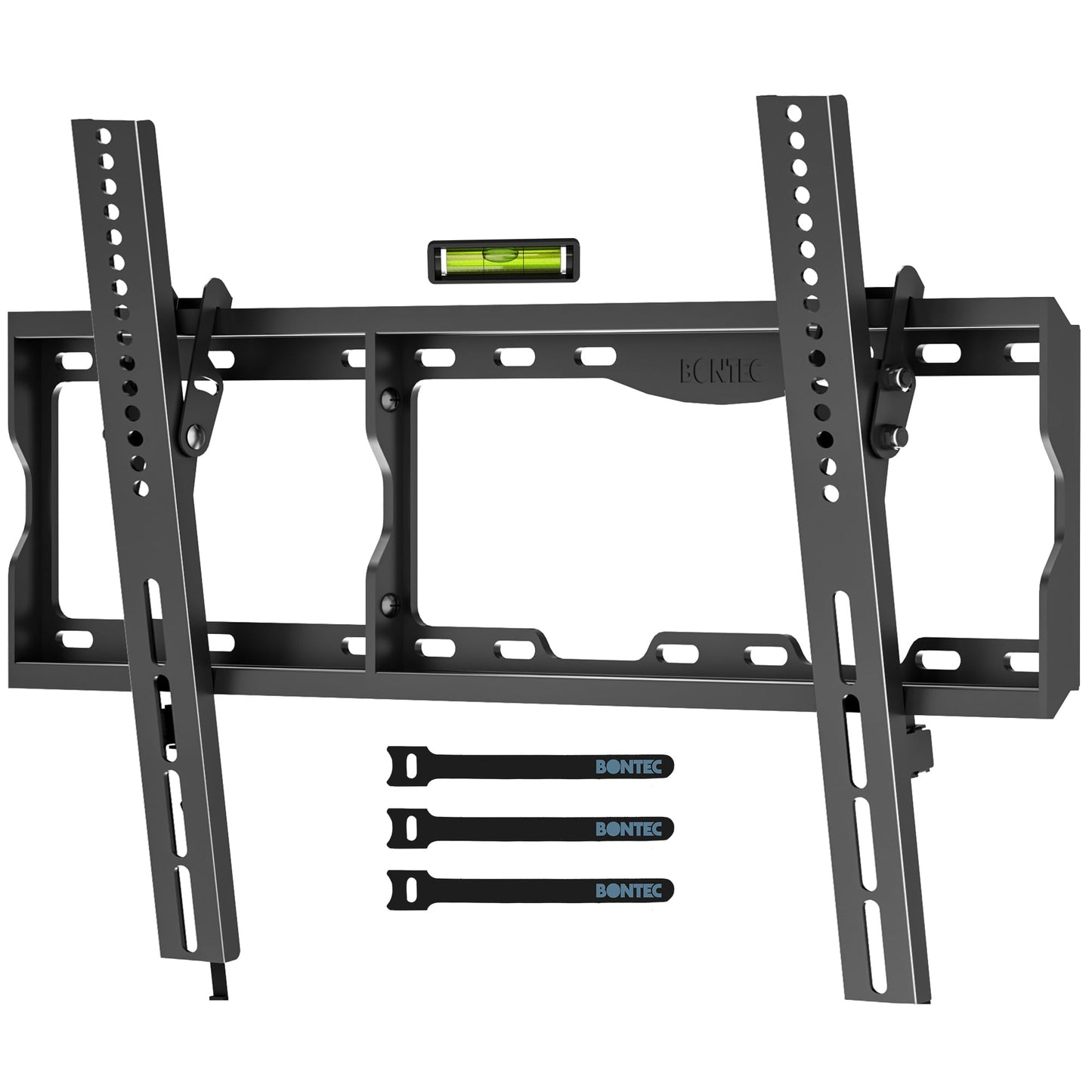 BONTEC TV Wall Bracket for 17-86 inch LED LCD OLED Plasma Flat Curved TVs, Universal TV Wall Mount, Heavy Duty Tilt Bracket Holds Up to 75kg, Max VESA