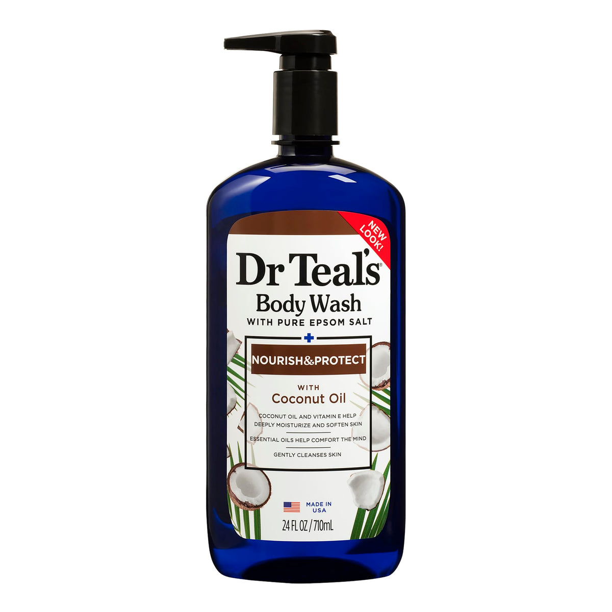 Body Wash Pure Epsom Body Wast & Salt Coconut Oil 710ml