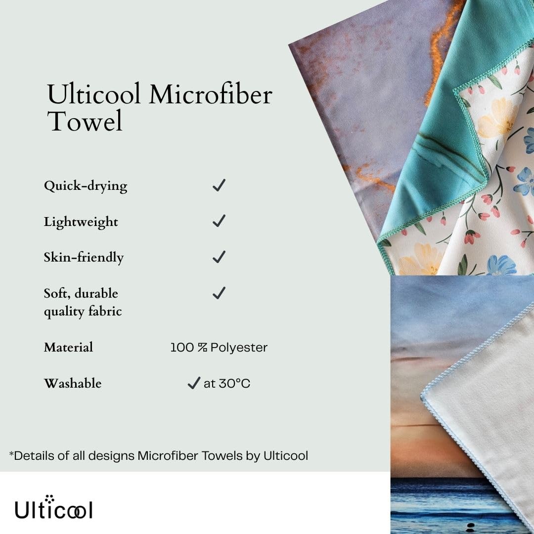 Ulticool Microfibre Children's Towel 140 x 70 cm - Rainbow Flag Unicorn - Lightweight Travel Towel Quick-Drying Bath Towel Beach Towel Microfibre