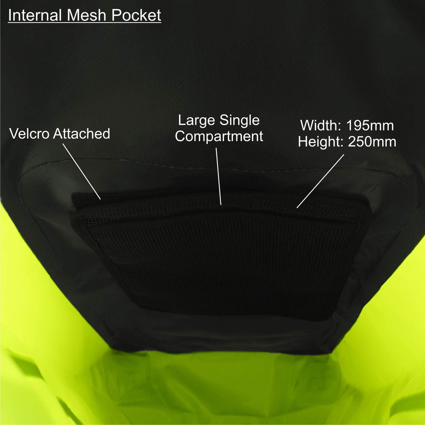 Lomo 30L Waterproof Hi Viz Cycling Dry Bag Rucksack