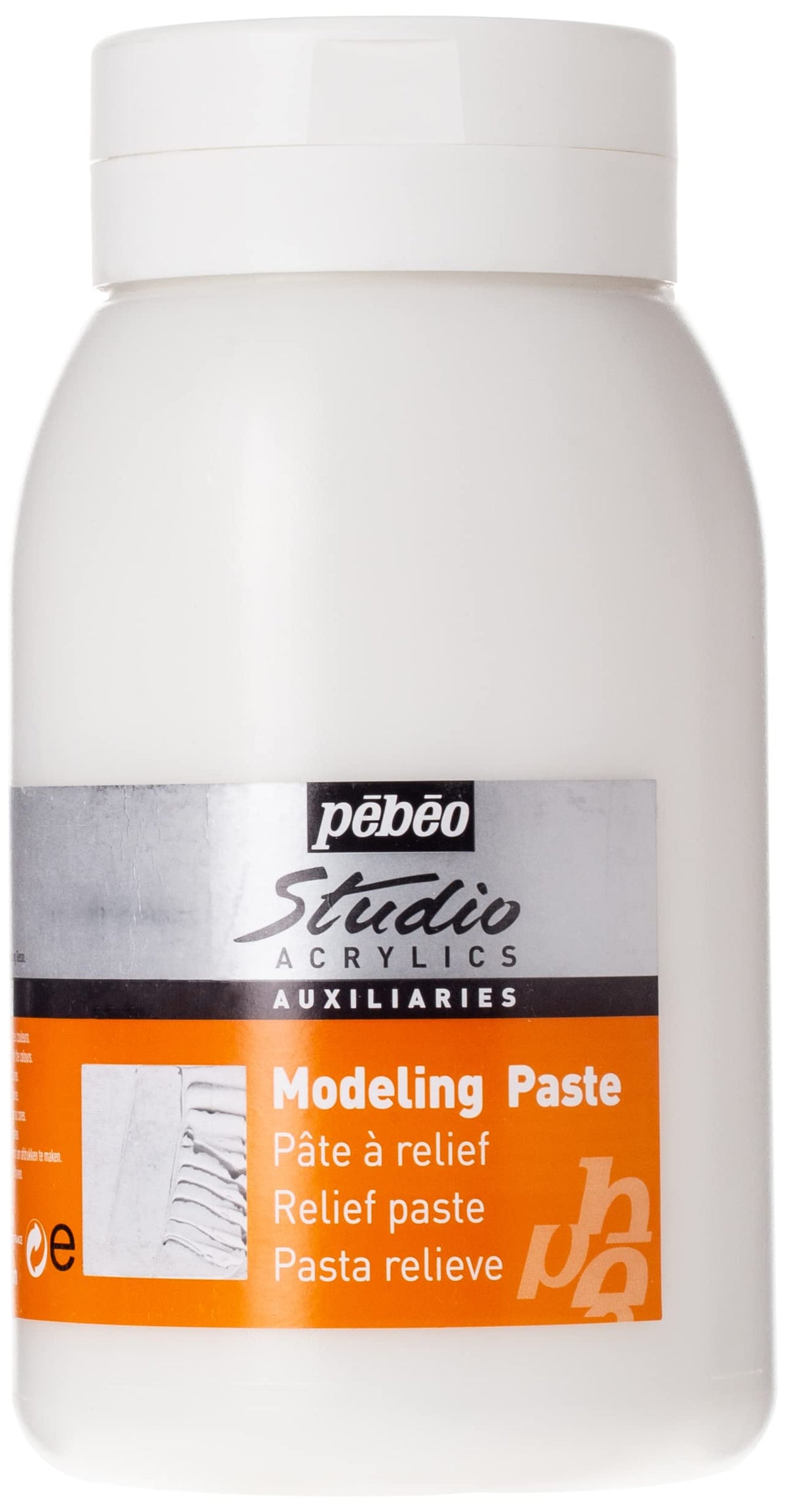 PEBEO 524160 Studio Modelling Paste 1 L, APP1,white