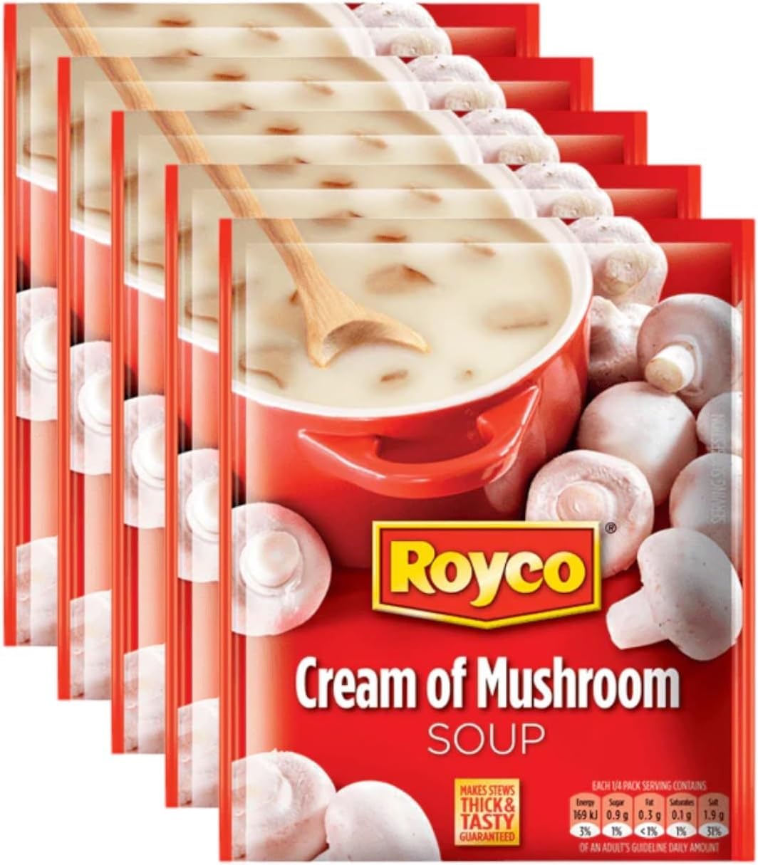 Royco Cream of Mushroom Soup10x50g (full box) South African