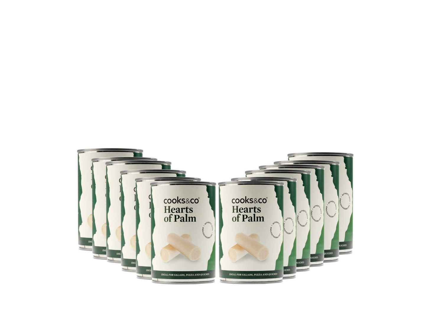 Cooks & Co Hearts of Palm 400 g (Pack of 12)