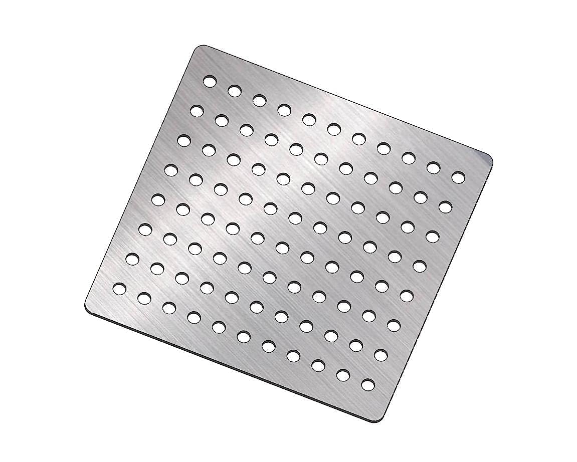 Say Goodbye to Clogged Drains with SIYOTO's 304 Stainless Steel Drain Cover - 99 Hole Anti-Clogging Protector (5.9x5.9in)