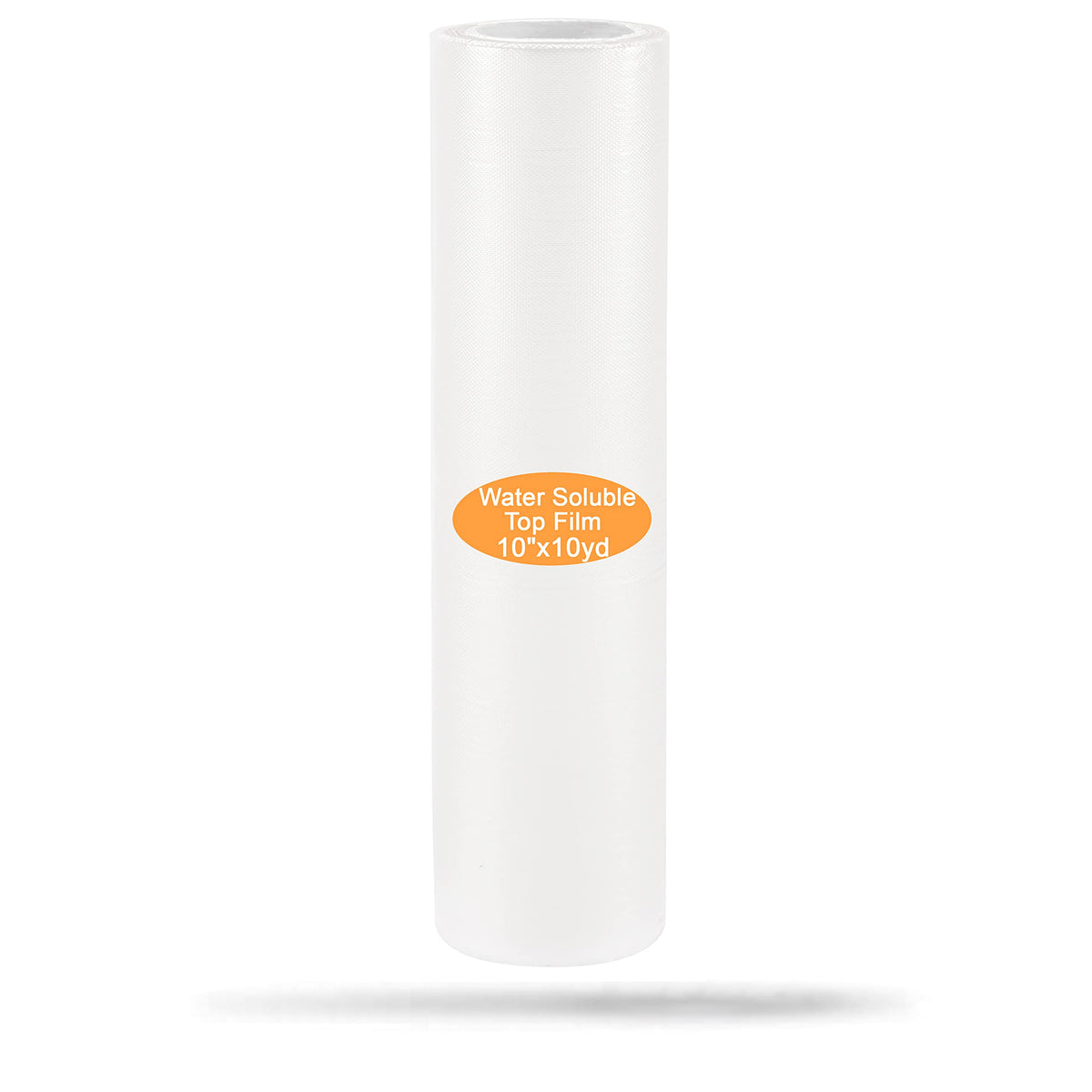 New brothread 25 Microns Transparent Wash away - Water Soluble Embroidery Topping Film - 10"x10Yd roll - Cut into Variable Sizes for Machine