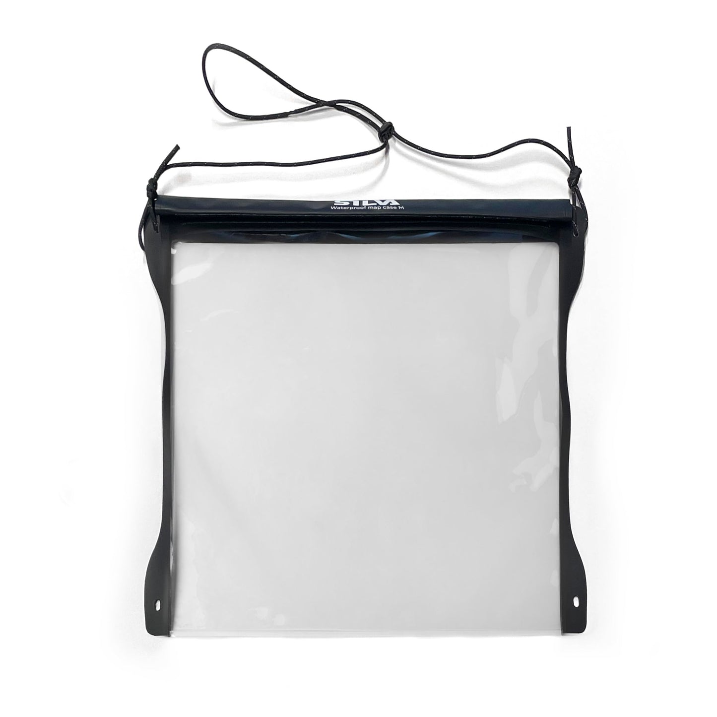 Silva Waterproof Map Case Medium - 297x297 mm - Touchscreen-Compatible - With Roll-Top Closure & Paracord Neck Strap - Made of 0,3 mm TPU/PU material