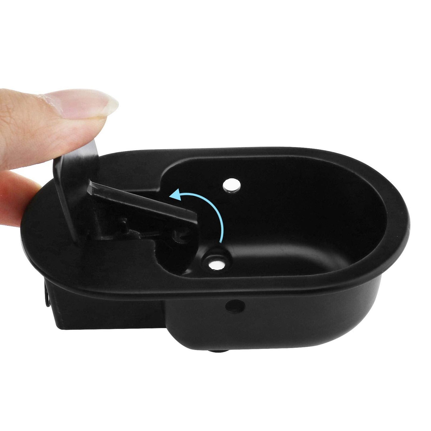 OTOTEC 2X Black Chair Sofa Couch Release Lever Replacement Handle Durable Recliner Oval