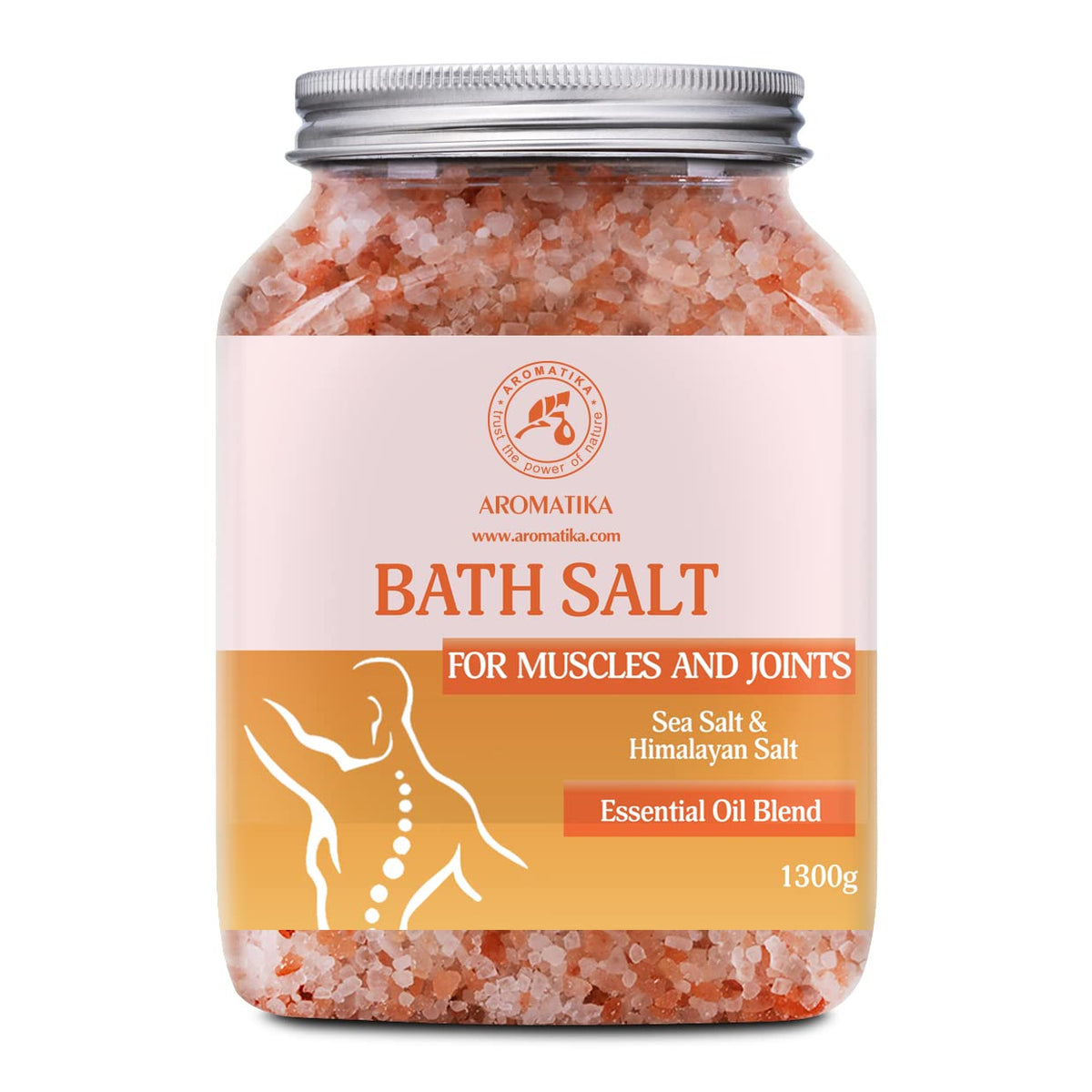 Joint & Muscle Bath Salts 1300g - w/Essential Oils Lavender & Sage & Rosemary - Natural - Soothes Aching Tired Muscles - Detoxifies - Relaxation -