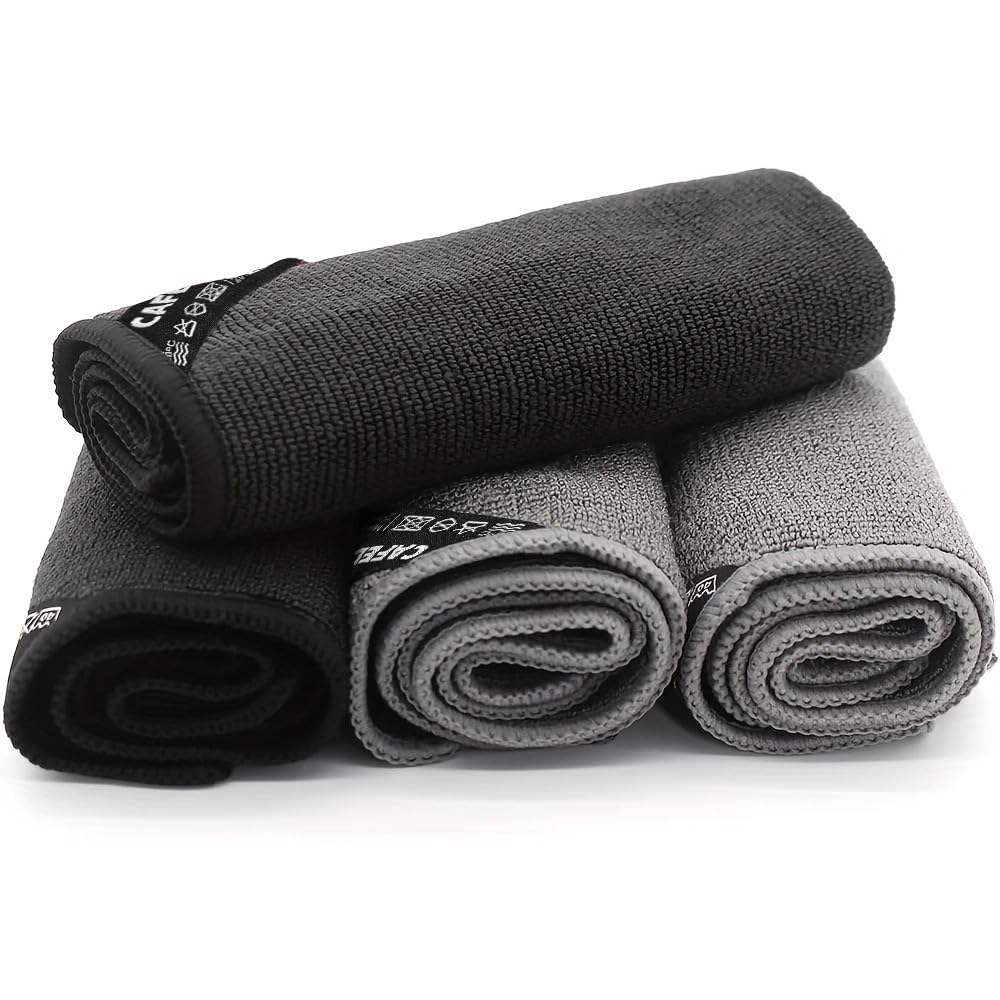 Super Absorbent Barista Towel, Uong 4Pcs Antibacterial Barista Cloth Set Coffee Machine Cleaning Cloth for Bar Restaurant Coffee Shop