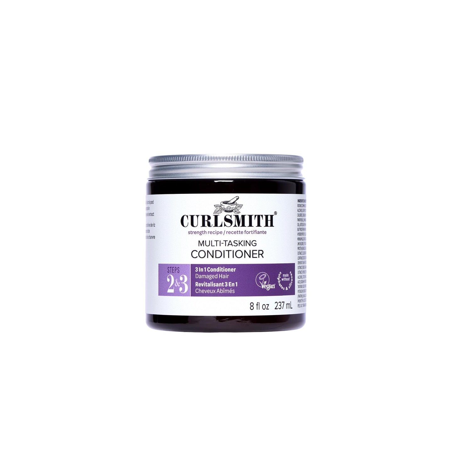 Curlsmith ? Multi-Tasking Conditioner, 3 in 1 Conditioner with Proteins, for Damaged Hair 237ml