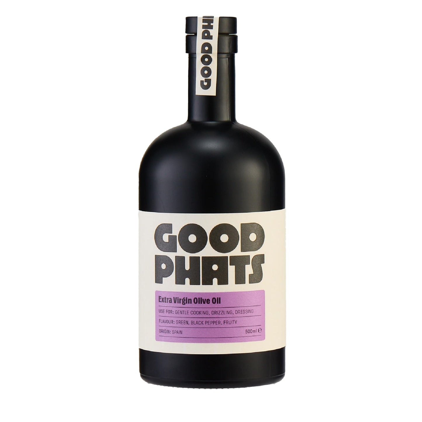 GOOD PHATS Spanish Extra Virgin Olive Oil - Everyday Cold-Pressed Cooking Oil from Andalucia - Medium Smoke Point for Drizzling, Dipping & Gentle