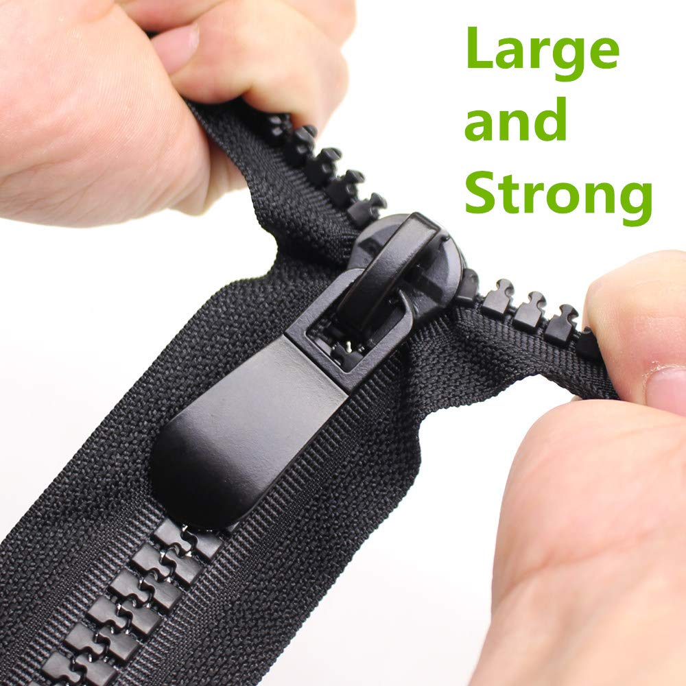 YaHoGa 96 cm #15 Large Zip Plastic 2 Way Separable 11 mm