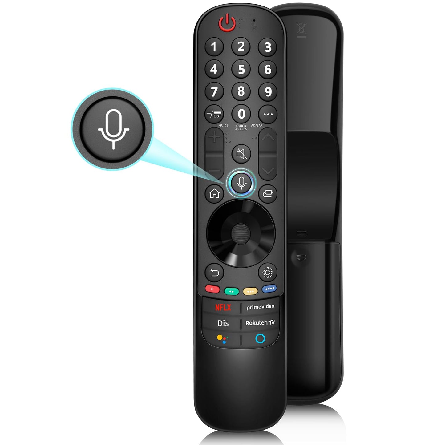 Magic Remote for LG-Smart-TV-Remote, Universal Replacement Remote Control for LG Smart TV - OLED EVO/OELD/QNED/QLED/NanoCell/UHD 4K 8K TV, with Voice