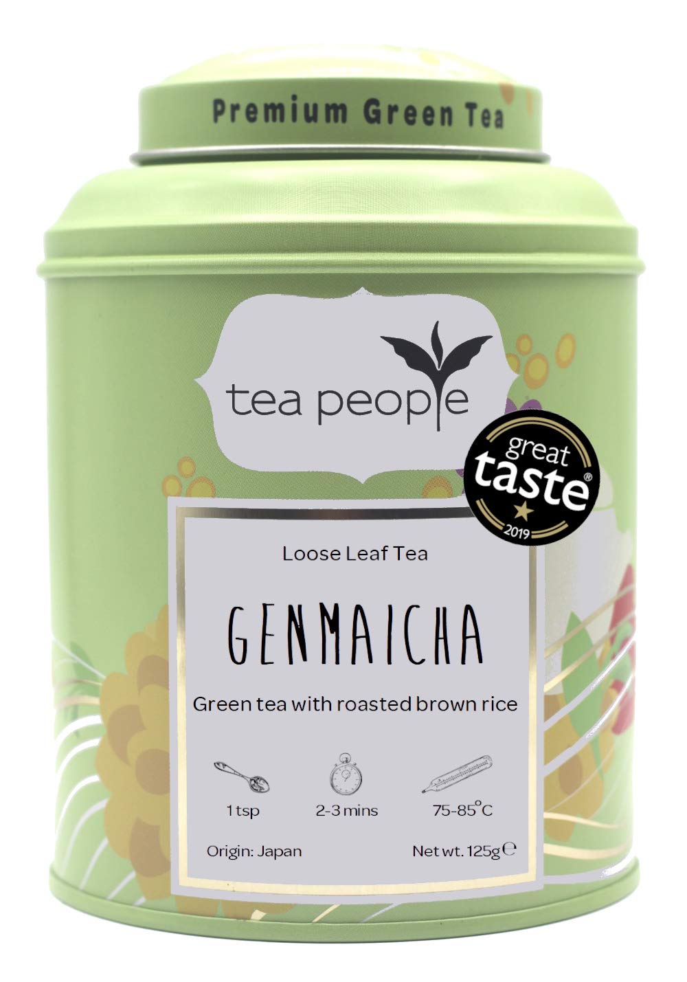 Tea People Genmaicha Popcorn Loose Tea Caddy 125g