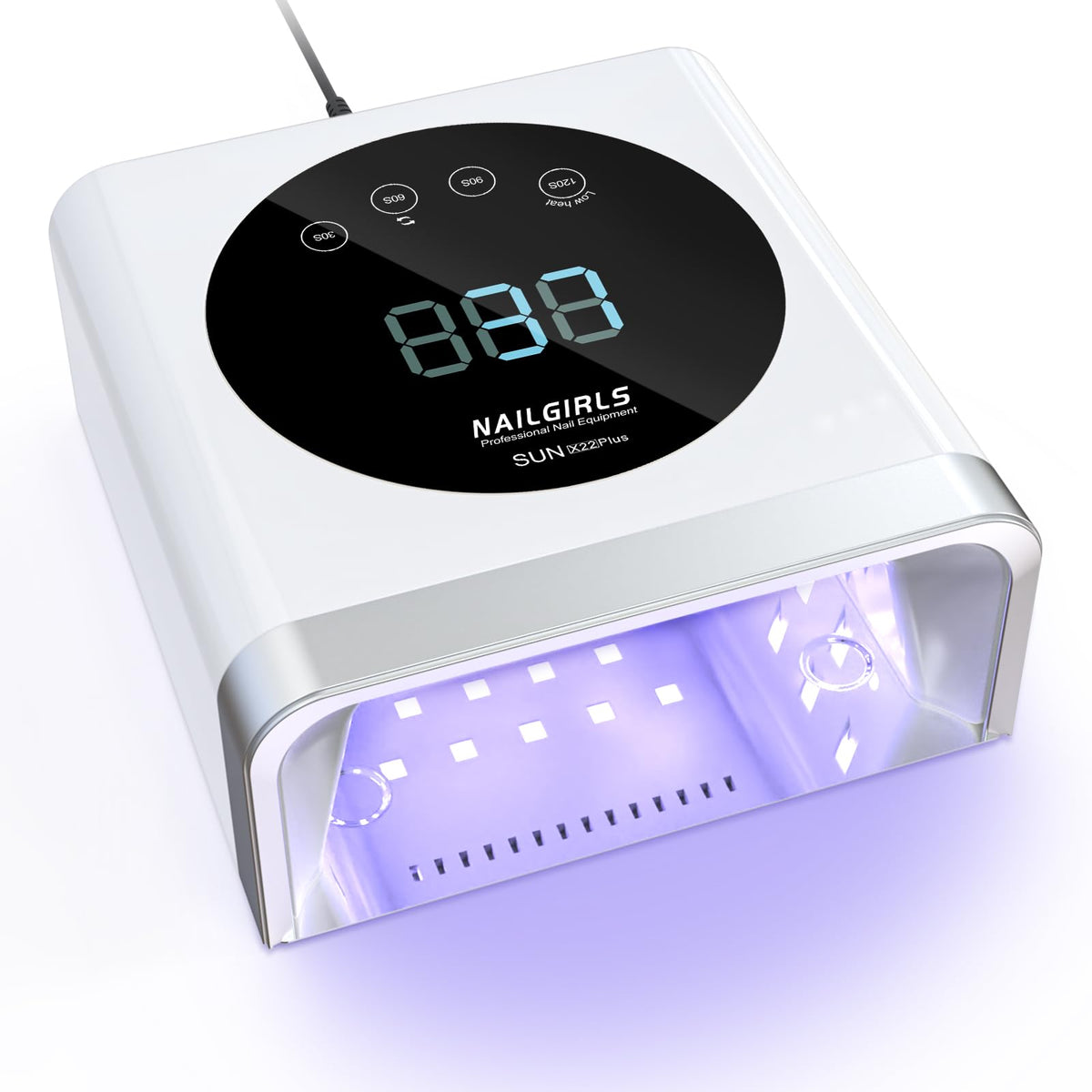 NAILGIRLS LED Nail Lamp, 150W Professional Nail Dryer with Automatic Sensor and LCD Display for Home Nail Salon