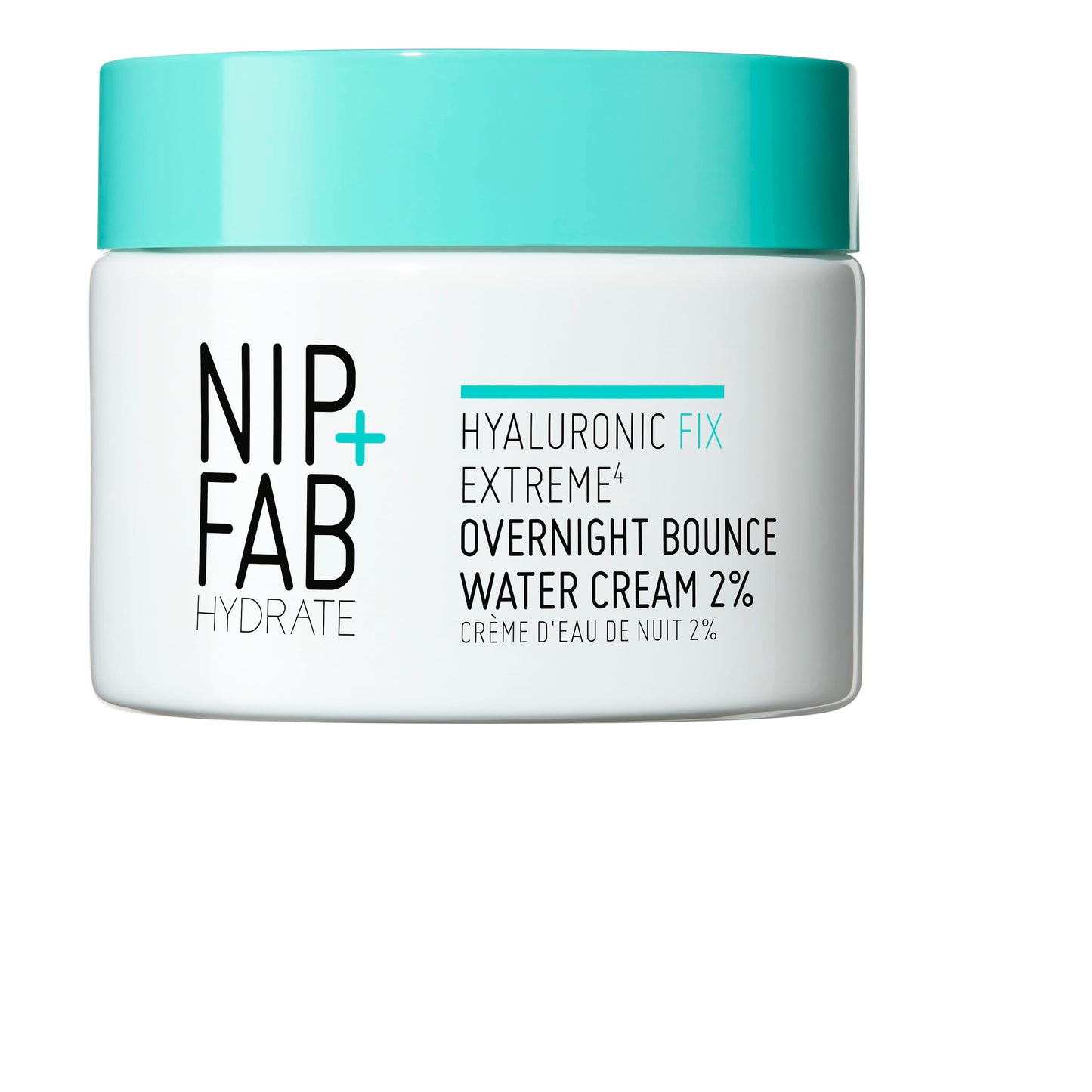 Hyaluronic Fix Extreme4 Overnight Bounce Water Cream 2% 50 ml, Hydrating, Smooths Pores, Fine Lines and Wrinkles, Prevents Moisture Loss