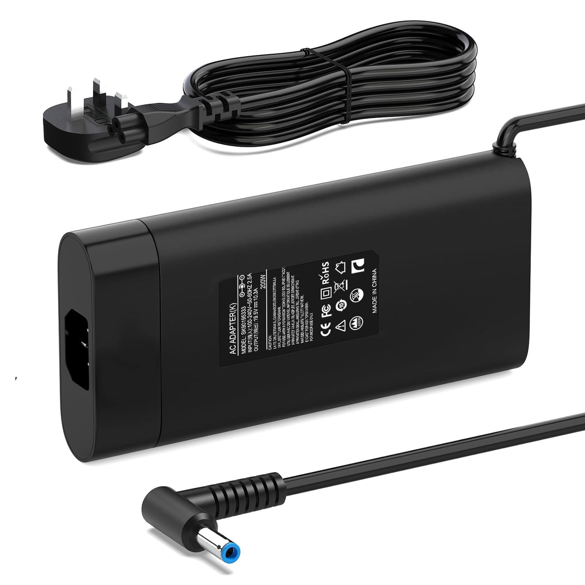 200W Laptop Charger Compatible with HP Omen Pavilion Gaming 15 16 17 15t 17t Victus 15 16 17 ZBook 15 17 G3 G4 G5 G6 G7 TPN-DA10 L00818-850 L00895-003