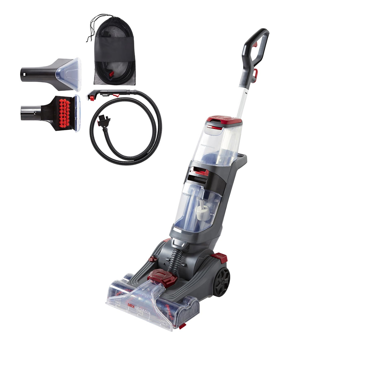 Morphy Richards 741000 MRXWASHMAX DualClean Carpet Washer Cleaner, Grey