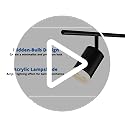 Gr4tec Spotlight Ceiling Lights 6 Way, Black Ceiling Light Fitting Rotatable, Modern LED Spotlight Bar GU10, Indoor Kitchen Spot Light for Living Room Bedroom Hallway, Bulb Not Included