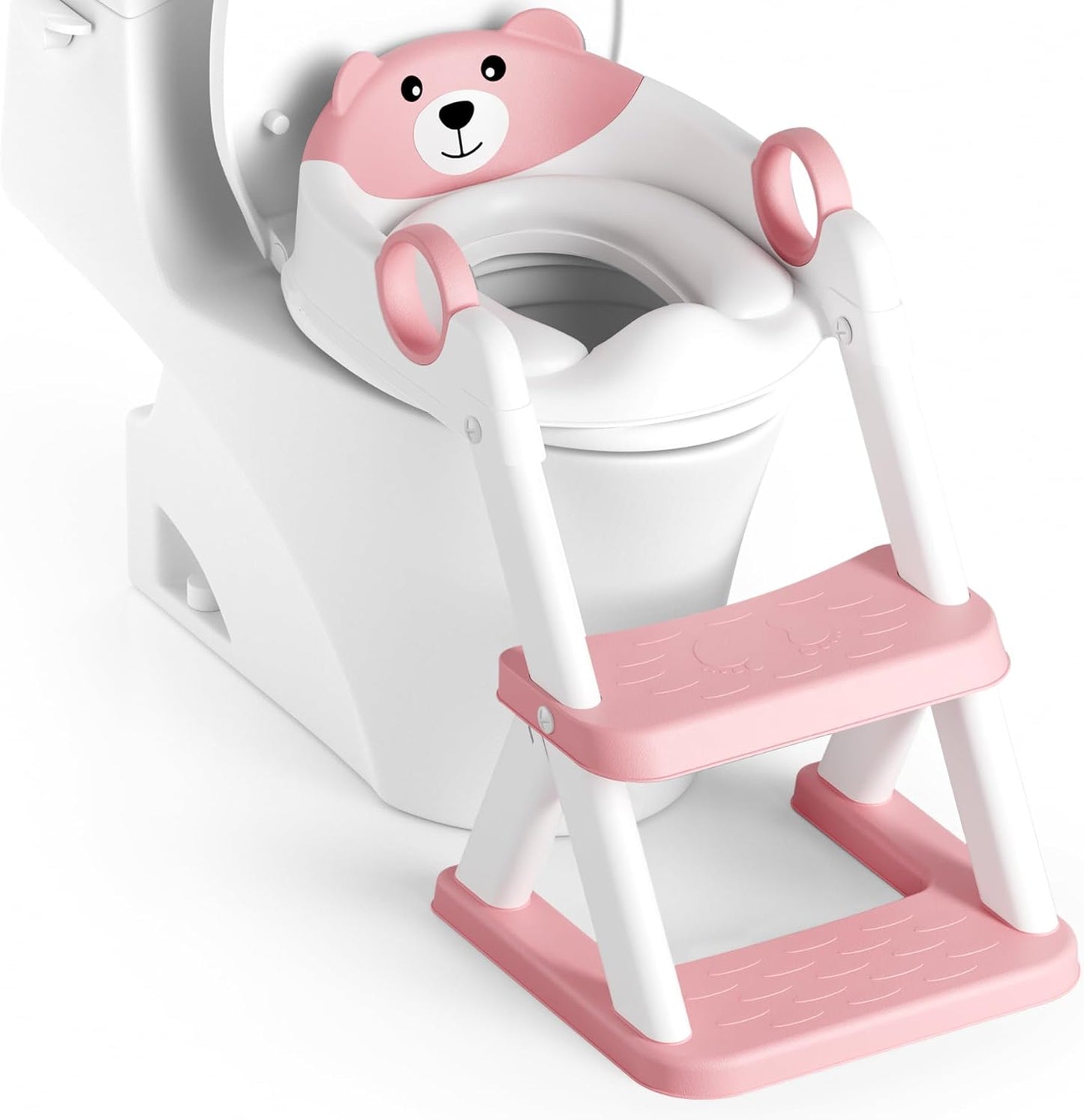 Bear Potty Training Seat, Upgrade 2 in 1 Toddler Toilet Seat, New but no original packaging