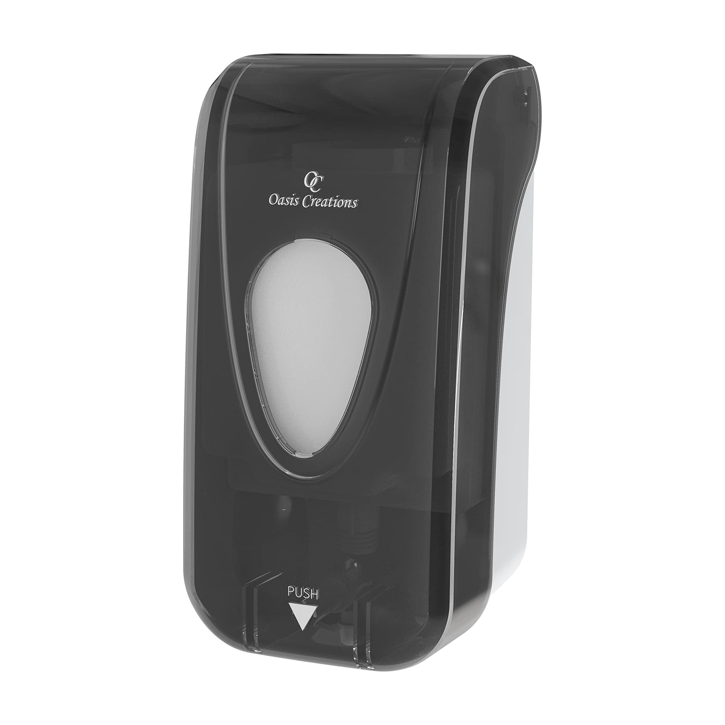 Oasis Creations Soap Dispenser by Soap/Lotion-Wall Mount- 1000ml/33oz. Commercial Or Residential -Black Smoke