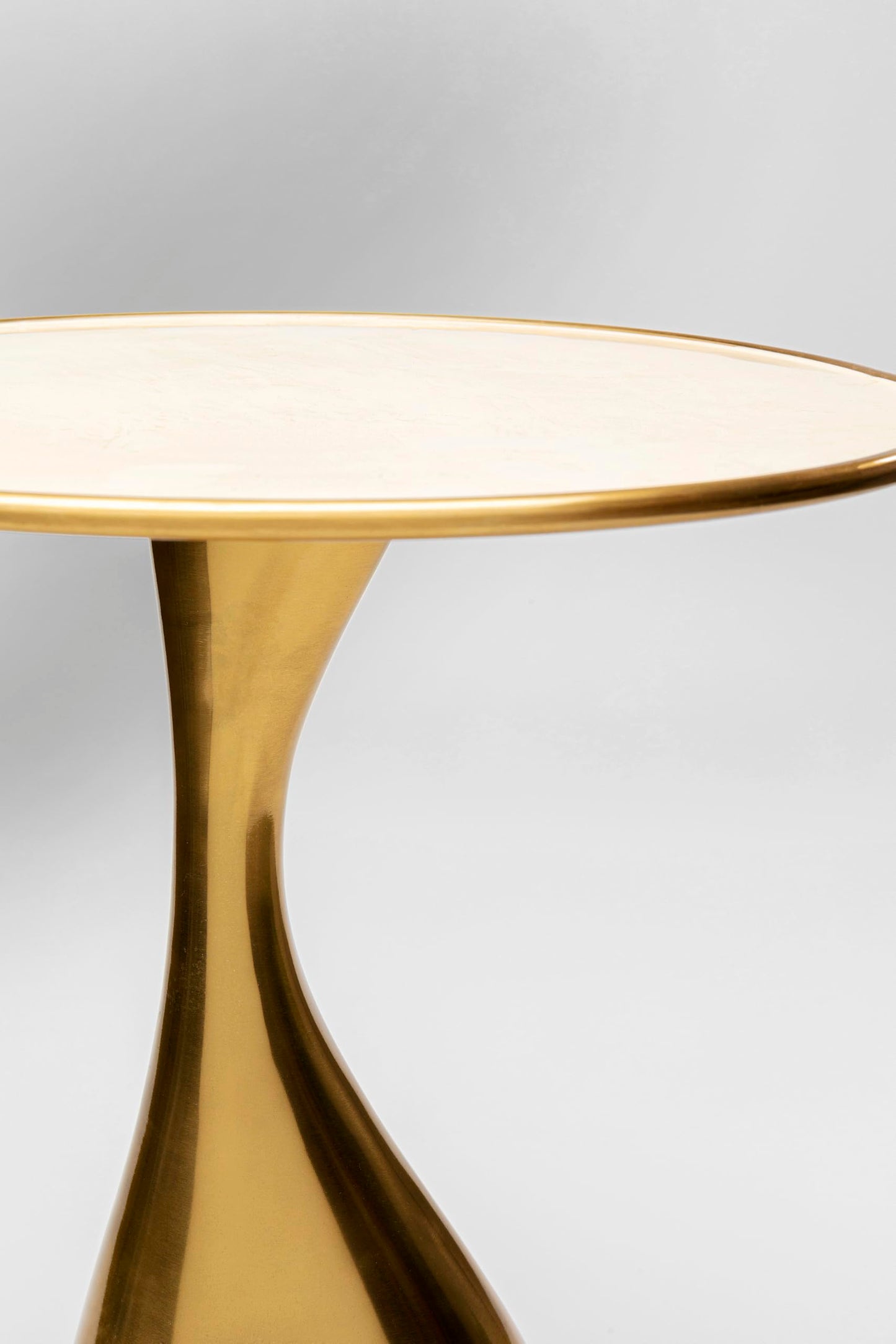 KARE Design Side Table Spacey, Gold, Round, 36 cm Diameter