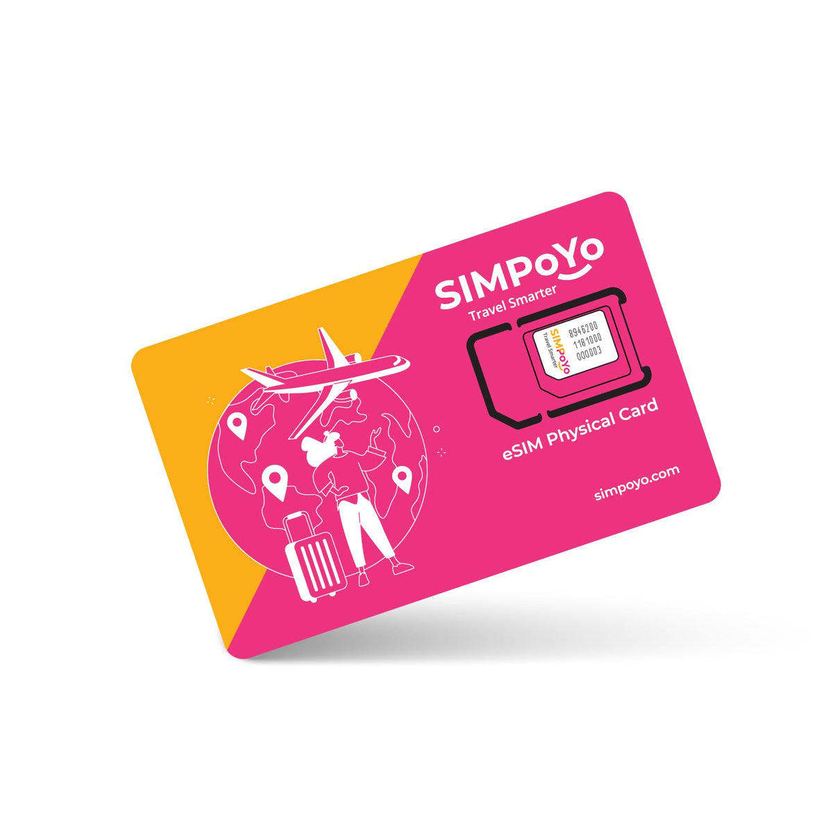Physical eSIM Card For GL.iNet Router Only - Travel eSIM With Global 4G / 5G Networks, Free 1GB For UK+100MB Global Data, Physical Activation,