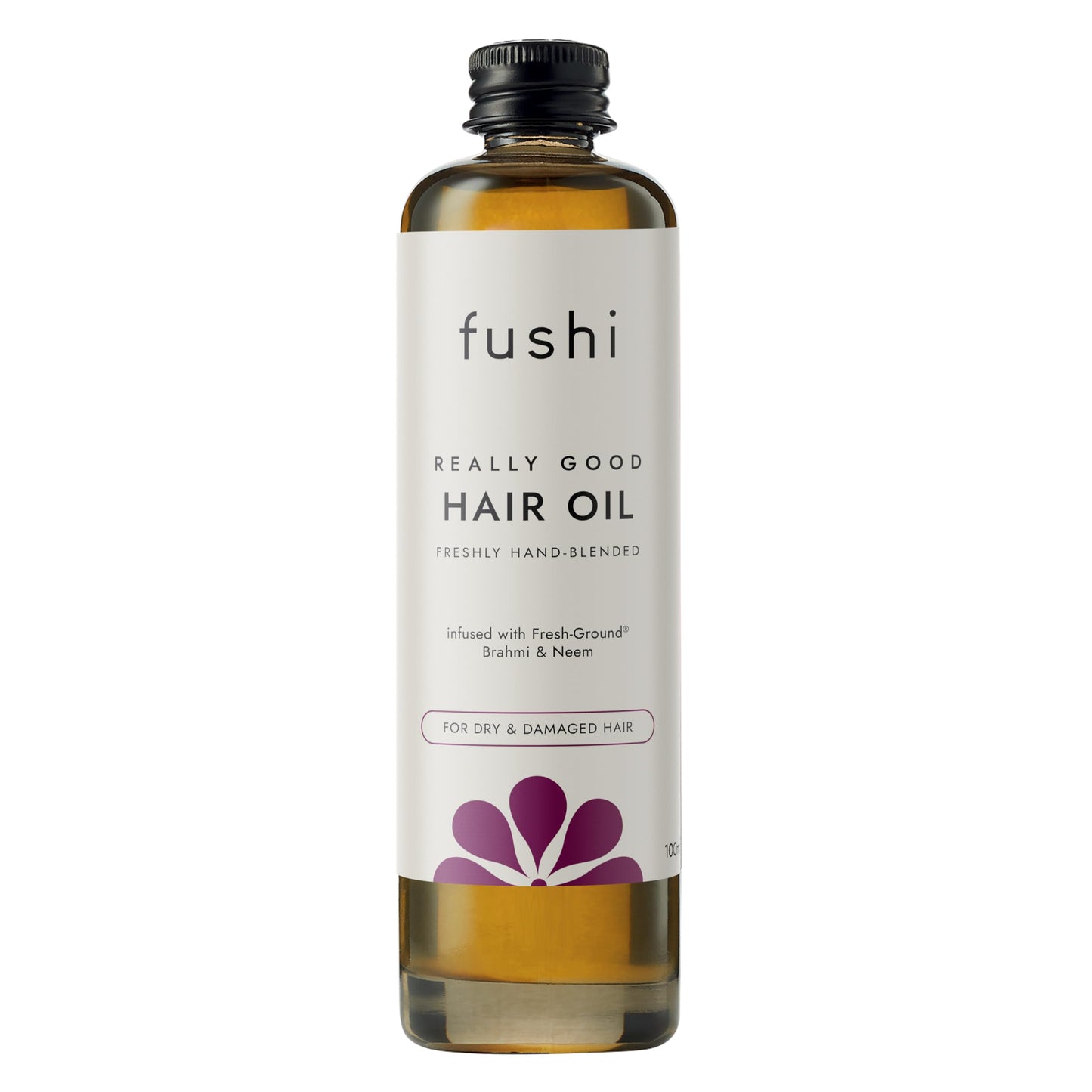 Fushi Really Good Hair Oil 100 ml | Rich in Antioxidants | Best for Dry & Damage Hair, Thinning Hair, Frizzy Hair | Ethical & Vegan Society Approved |