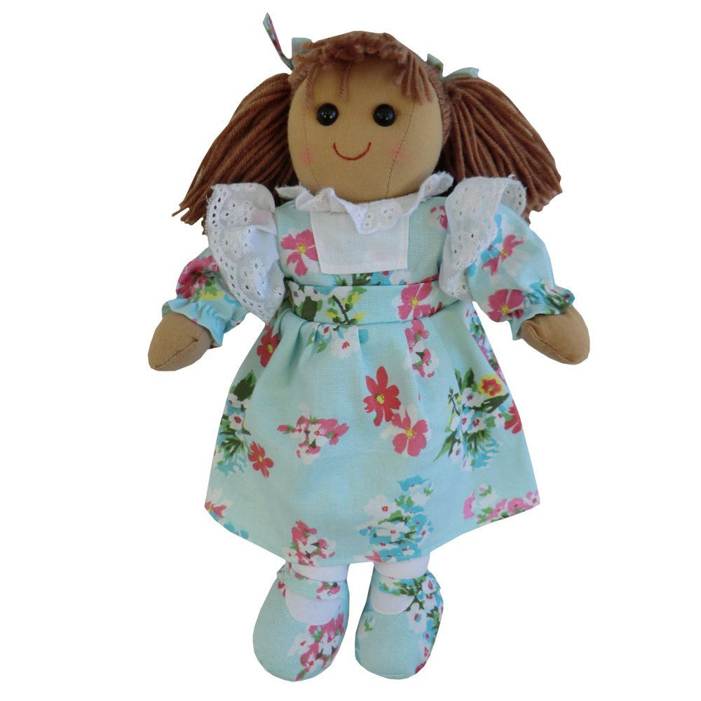 powell craft light blue floral ragdoll medium